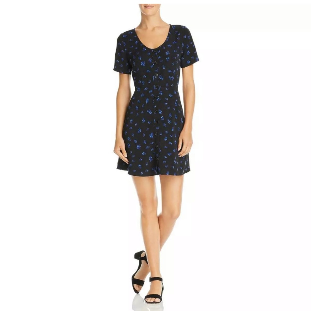 Sadie and Sage Floral Dress With Buttons
